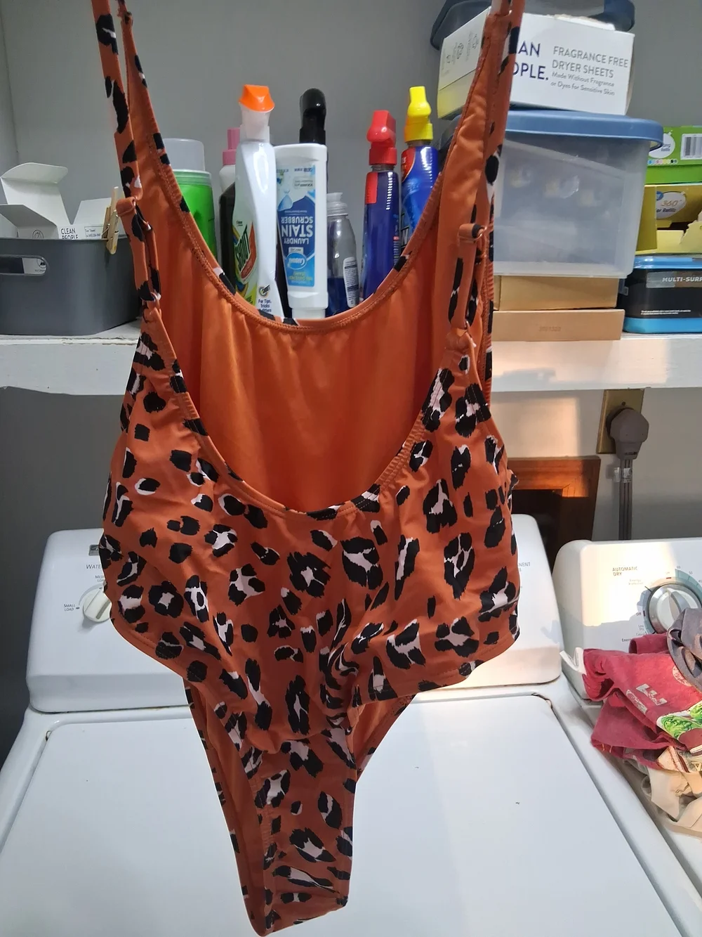Never Worn Fabletics Leopard One Piece Swimsuit Size Large